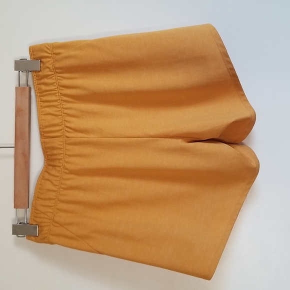 Nike Yellow Gold Drawstring Shorts - Picture 3 of 6